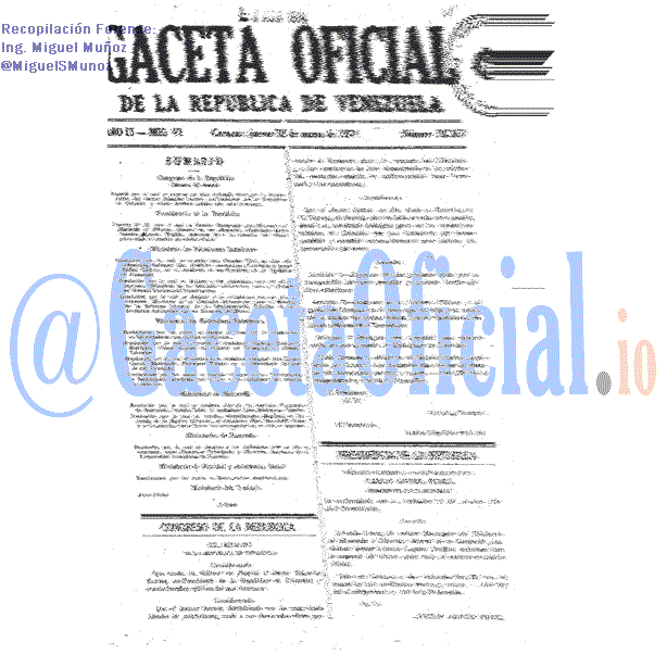 Gaceta Oficial 30363 del 28 Marzo 1974