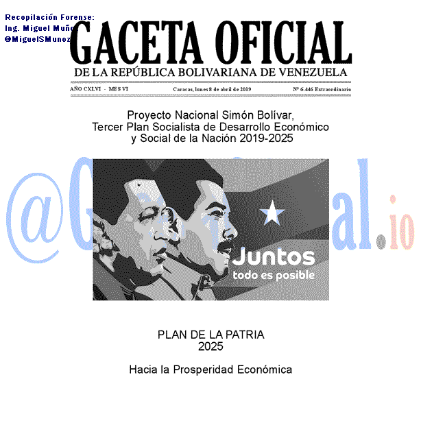 Gaceta Oficial 6446 del 8 Abril 2019