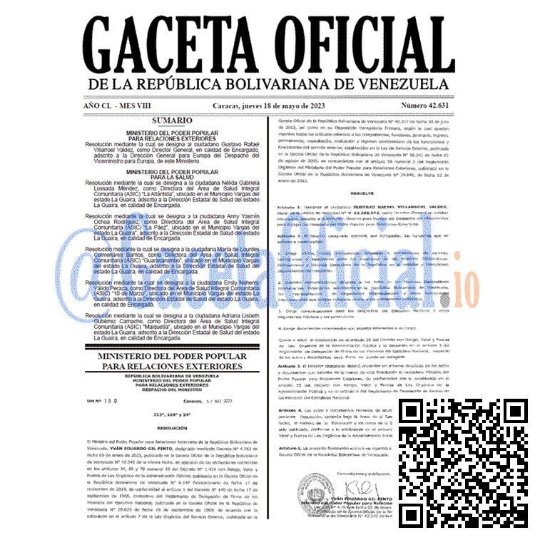 Gaceta Oficial, Gaceta 42631, Gaceta 42631 HD, Gaceta #42631, Gaceta Oficial Venezuela #42631