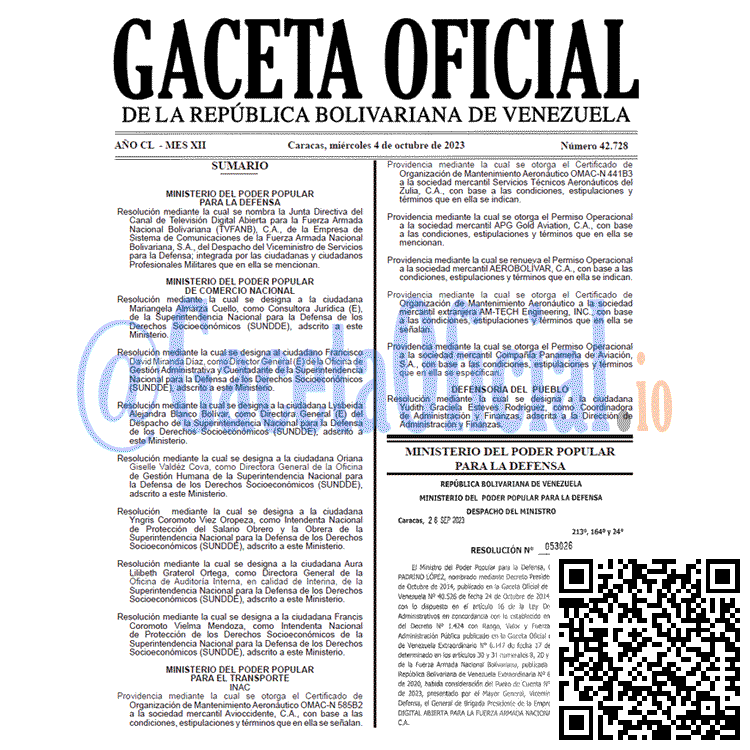 Gaceta Oficial, Gaceta 42728, Gaceta 42728 HD, Gaceta #42728, Gaceta Oficial Venezuela #42728