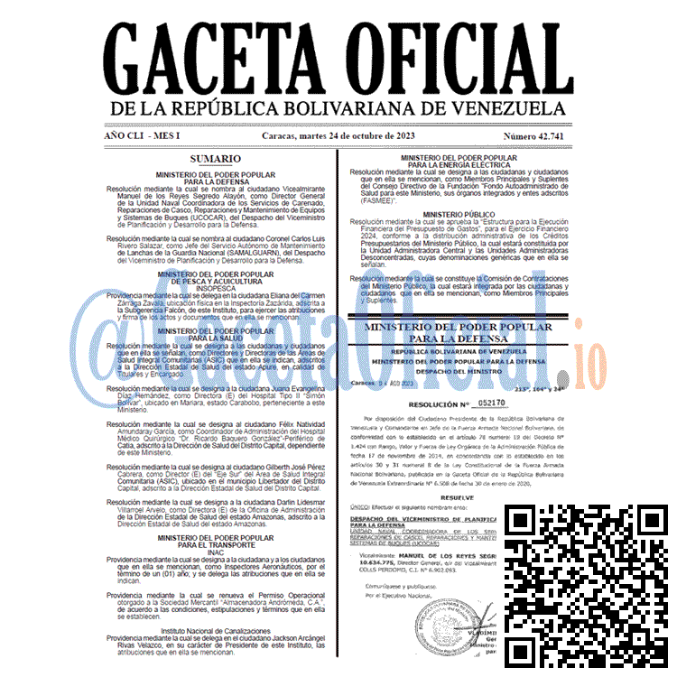 Gaceta Oficial, Gaceta 42741, Gaceta 42741 HD, Gaceta #42741, Gaceta Oficial Venezuela #42741