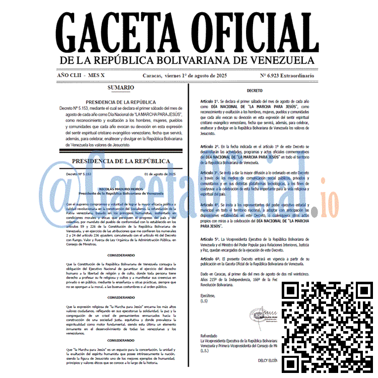 Gaceta Oficial, Gaceta 6923, Gaceta 6923 HD, Gaceta #6923, Gaceta Oficial Venezuela #6923