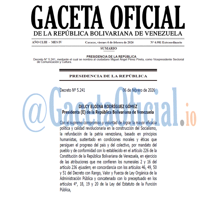 Gaceta Oficial, Gaceta 6981, Gaceta 6981 HD, Gaceta #6981, Gaceta Oficial Venezuela #6981