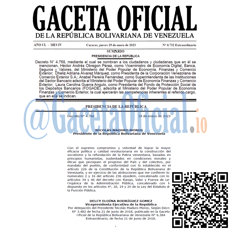 Gaceta Oficial, Gaceta 6732, Gaceta #6732, Gaceta Oficial Venezuela #6732