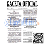 Venezuela Gaceta Oficial 42475 del 3 octubre 2022
