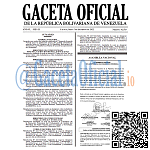 Gaceta Oficial, Gaceta 42519, Gaceta #42519, Gaceta Oficial Venezuela #42519