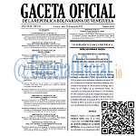 Venezuela Gaceta Oficial 42450 del 29 agosto 2022